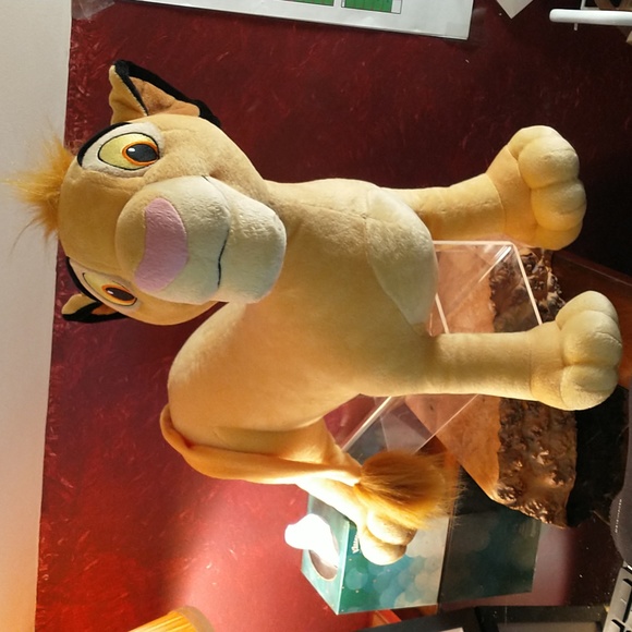 2002 Simba XL Lion King Plush - Approx. 20" x 19" x 11" - Vintage - Picture 2 of 8